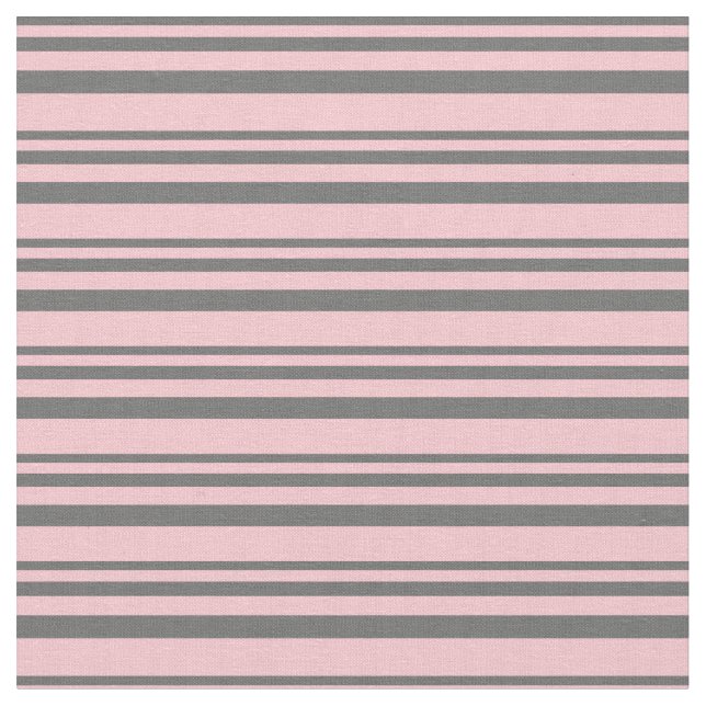 Tecido Cinzas Escuras e Linhas Rosa (Detalhe)