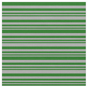 Tecido Cinzas Escuras e Linhas Verde Escuras/Padrão de Fa
