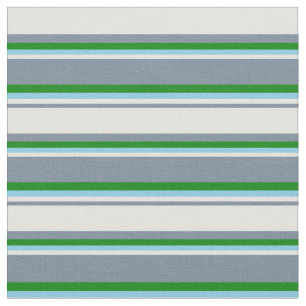 Tecido Cinzas Leve, Ciano Claro, Azul Céu e Verde