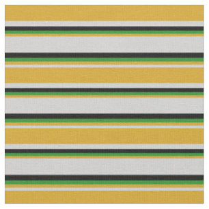 Tecido Cinzas leves, Goldenrod, Verde Florestal e Linhas