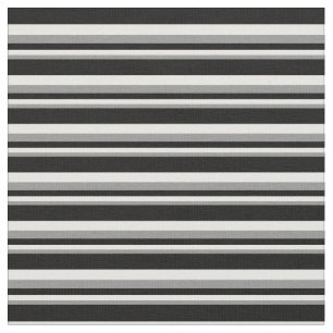 Tecido Cinzas, Padrões em Branco e Preto/Striped