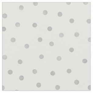 Tecido cinzas retro pastel e bolinhas brancas