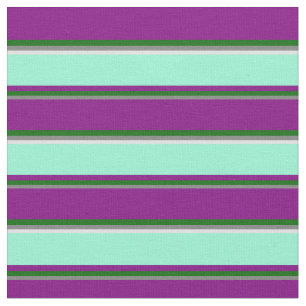 Tecido Cinzas, Verde Escuro, Roxo, Amarino e Lavanda