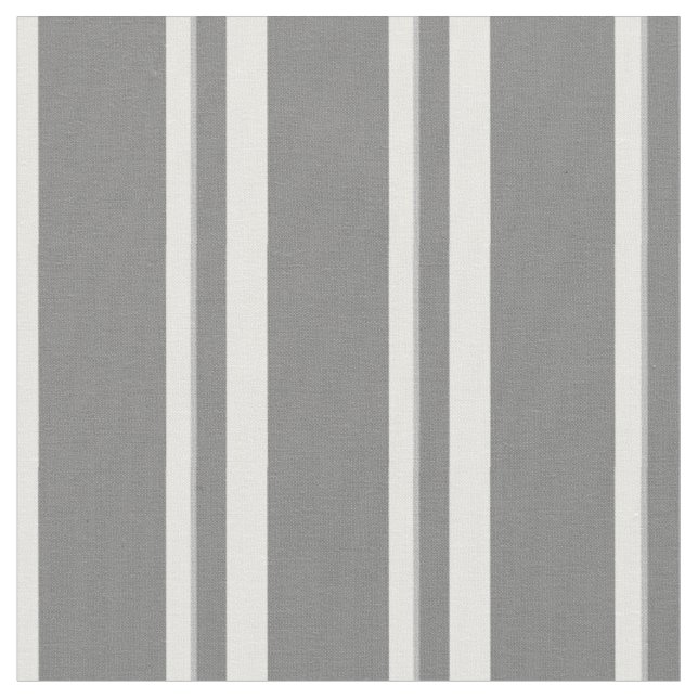 Tecido Cinzas White Vertical Stripes Elegantes Unisex Neu (Detalhe)