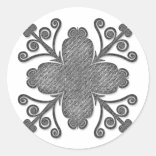 Tecido cinzento etiquetas enroladas Textured do