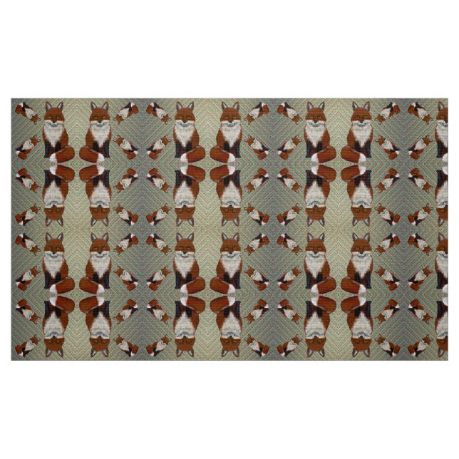 Tecido Círculo Da Raposa (Fat Quarter)