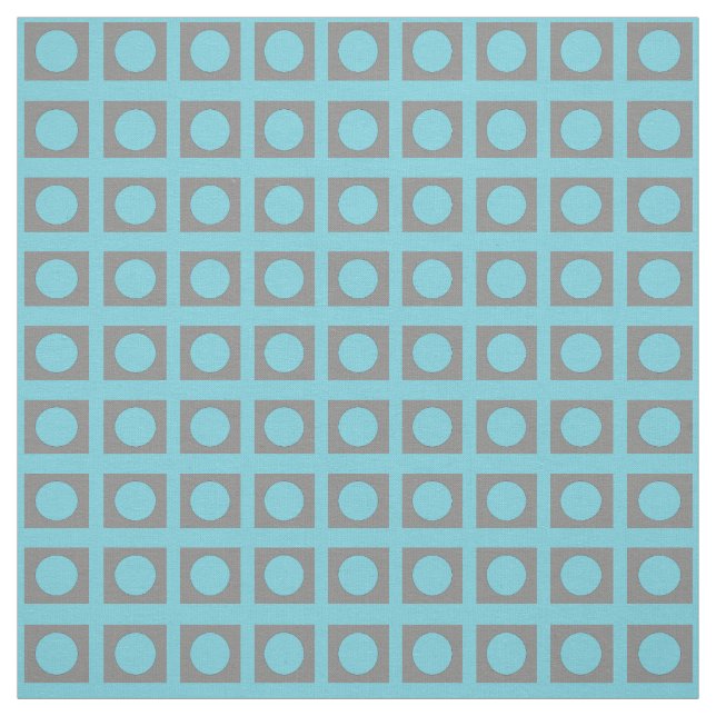 Tecido Círculo de Cinza Verde Teal 4Ann (Modelo)