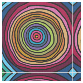 Tecido Círculos Coloridos