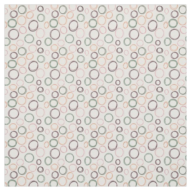Tecido Círculos de Boho (Modelo)
