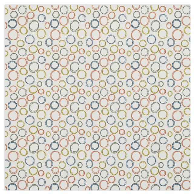 Tecido Círculos de Boho (Modelo)