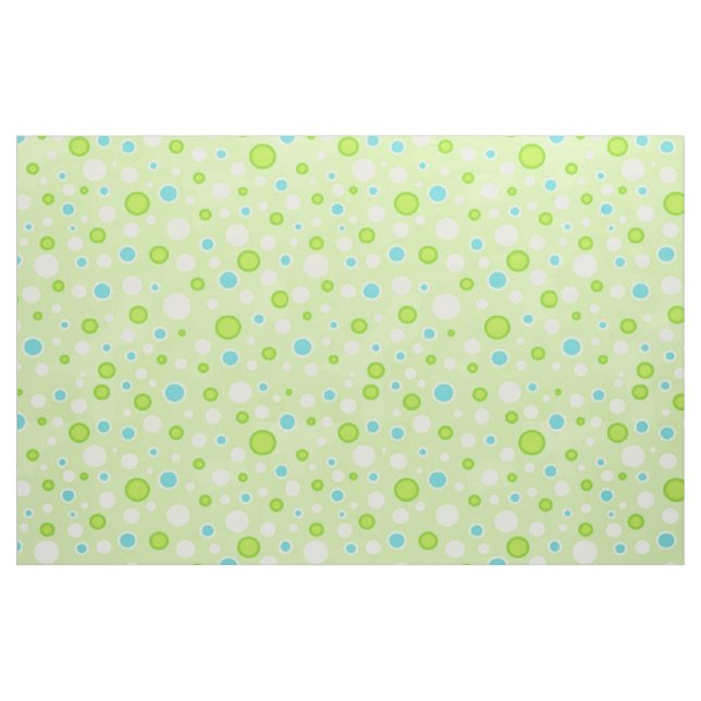 Tecido Círculos de bolinhas Verde (Fat Quarter)