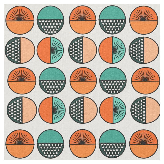 Tecido Círculos e estrelas (Detalhe)