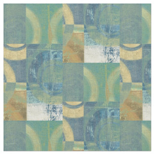 Tecido Círculos e painéis multicoloridos