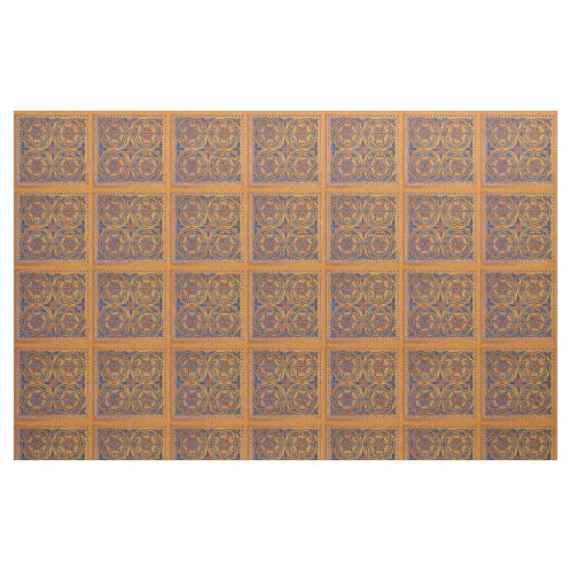 Tecido Círculos medievais (Fat Quarter)