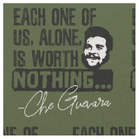 Citação de Che Guevara - Cada um não vale nada