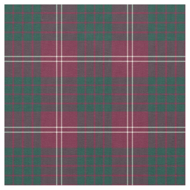 Tecido Clan Crawford Tartan (Detalhe)
