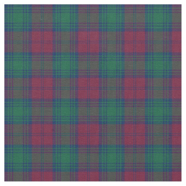 Tecido Clan Lindsay Tartan (Detalhe)