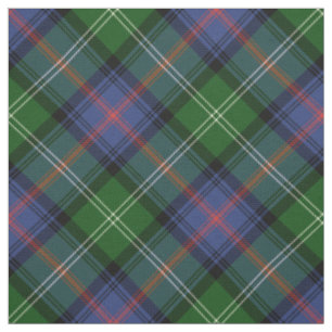 Tecido Clan Sutherland Tartan - grande padrão diagonal