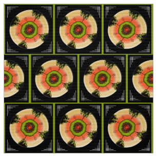 Tecido Clarice Cliff Inspirou Arte Deco Chapas