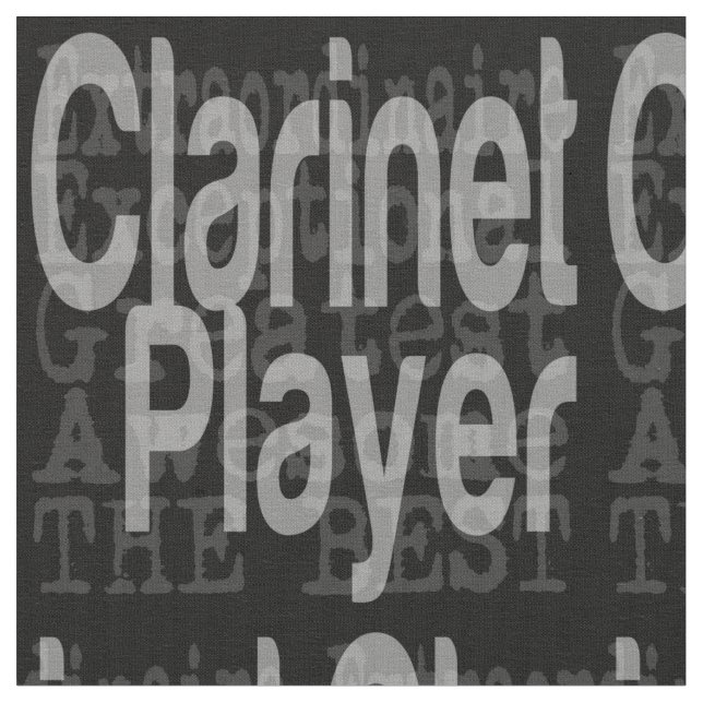 Tecido Clarinet Player Extraordinaire (Detalhe)