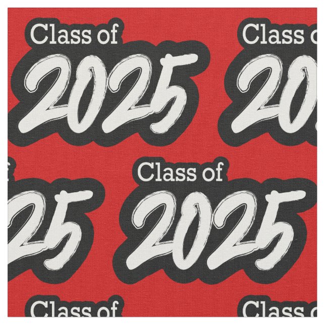 Tecido Classe de Pincel Vermelho de 2025 (Detalhe)