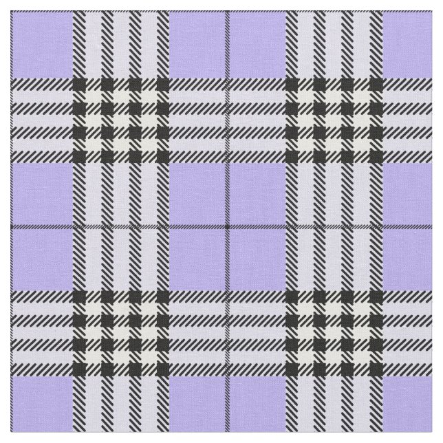 Tecido Classic Scottish Tartan Pattern Violet (Detalhe)