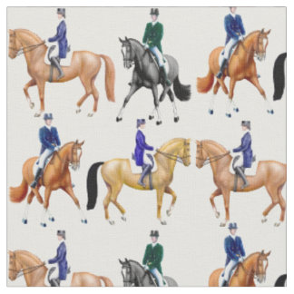 Tecido clássico do Equestrian do cavalo do