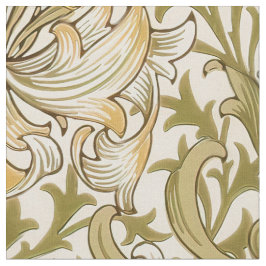 Tecido Clássico Lírio Dourado William Morris