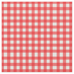 Tecido Clássico Vermelho Verificado Gingham para Lulas Re