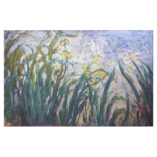 Tecido Claude Monet - Irrisões Amarelo e Roxo
