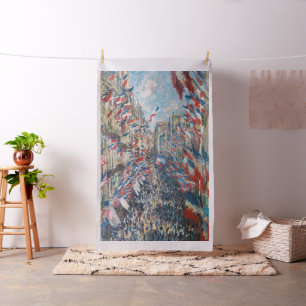 Tecido Claude Monet - La Rue Montorgueil - Paris