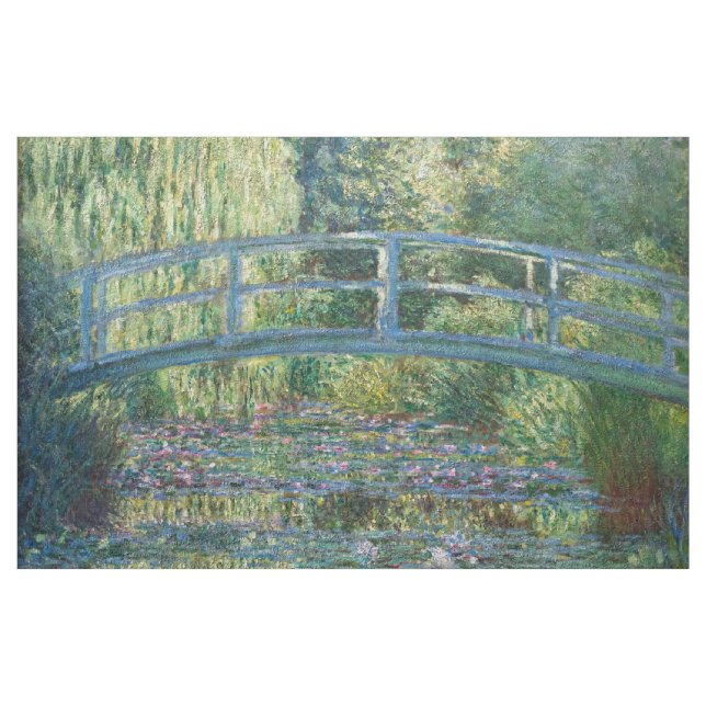 Tecido Claude Monet - Lago de Nenúfares, Harmonia Verde (Jarda)