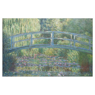 Tecido Claude Monet - Lagoa de Água Lily, Harmonia Verde