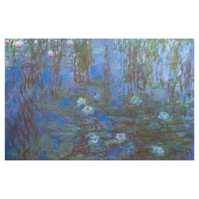 Tecido Claude Monet - Lírios Azuis (Jarda)