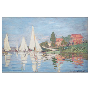 Tecido Claude Monet - Regattas em Argenteuil