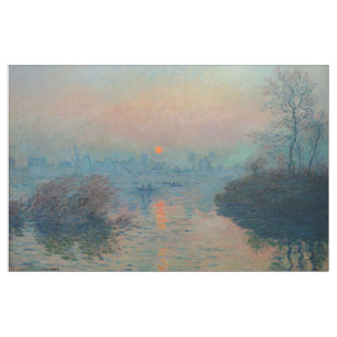 Tecido Claude Monet - Sunset sobre o Sena em Lavacourt