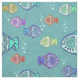 Tecido Clip-Art Fish Pattern + suas ideias