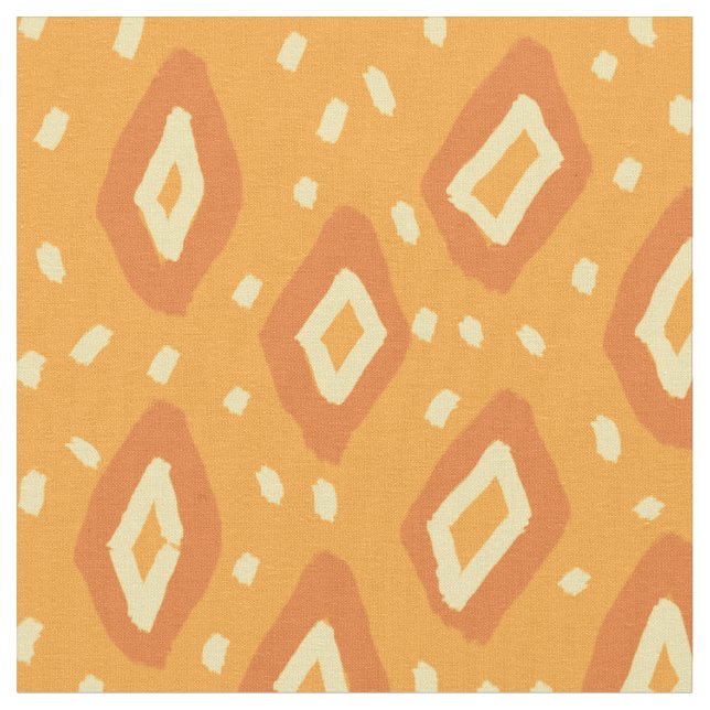 Tecido Cobertor de lançamento amarelo e laranja (Detalhe)