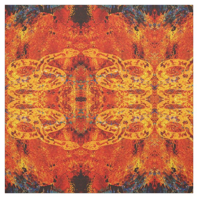 TECIDO COBRA DO FOGO! (Modelo)