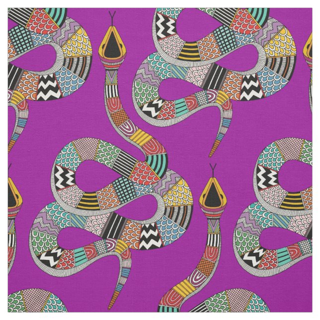 Tecido cobra magenta gráfica (Modelo)
