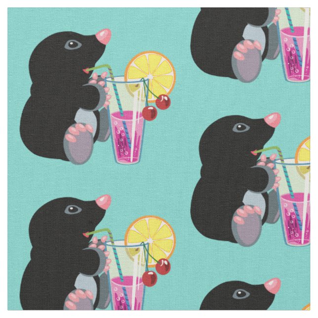 Tecido cocktail de bebendo de toupeira (Detalhe)