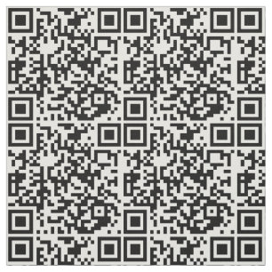 Tecido Código QR personalizado de padrão de Abstrato mo