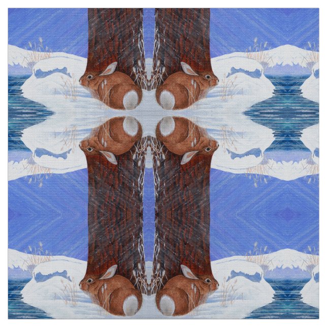 Tecido Coelhinho Frio ~ BRRR! (Modelo)