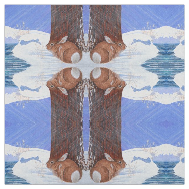 Tecido Coelhinho Frio ~ BRRR! (Modelo)