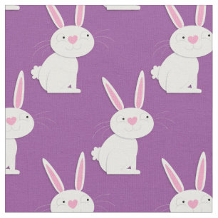 Tecido Coelho Bunny Fofo Cartoon Infantil