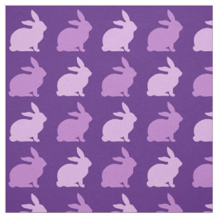 Tecido Coelho de Lavanda roxo