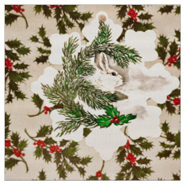 Tecido Coelho Holly Snowflake