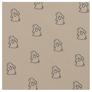 Tecido Coelhos do salto de Hoppity