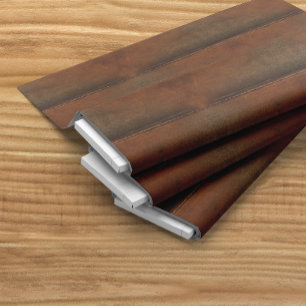 Tecido Colar Para Cima, Tan Faux Leather