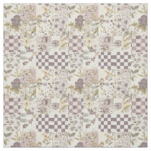 Colcha de retalhos lilás vintage Cottagecore
